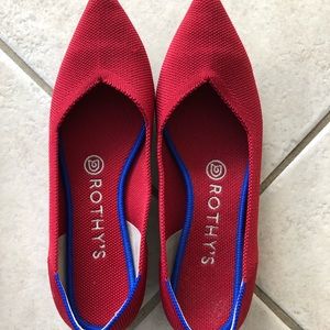 Rothy’s Red Flats